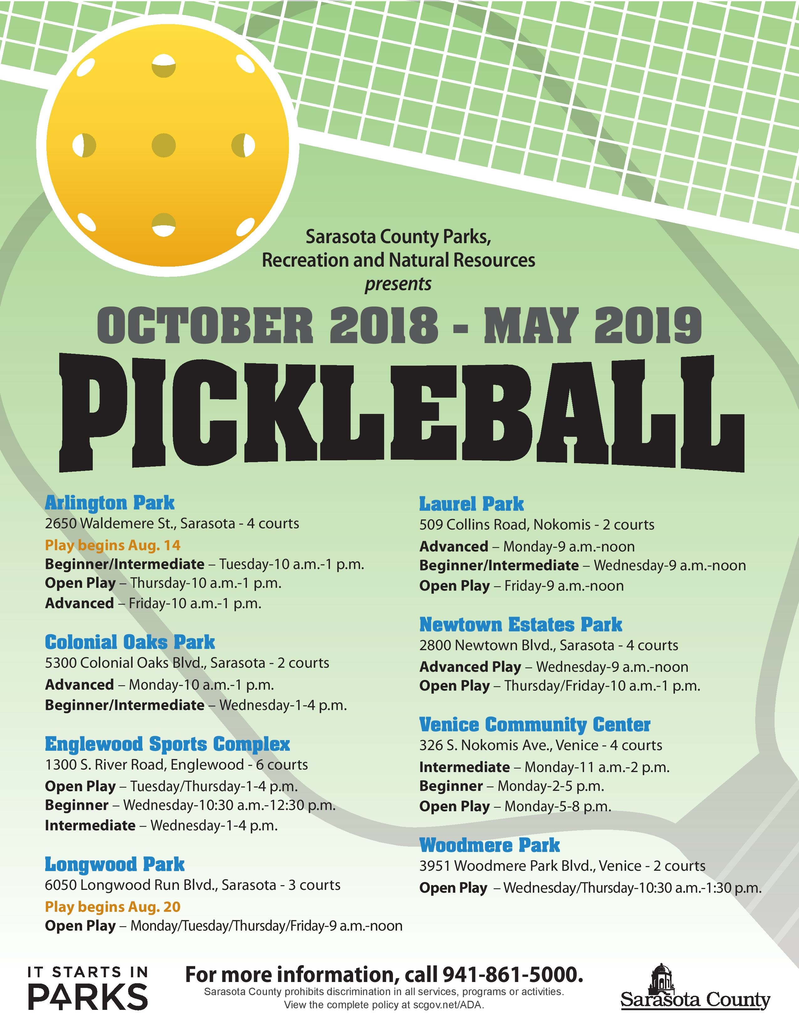 Sarasota Pickleball – For pickleball players of all skill level in Sarasota