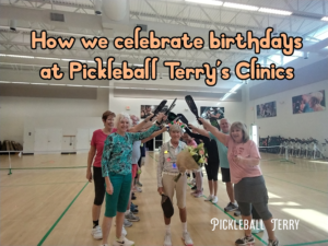 Pickleball Terry's clinic