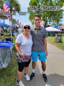 Zane with Pickleball Terry