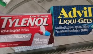 picture of a box of Tylenol and Advil