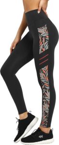 Yvette Printed Workout Leggings for Women High Waisted Yoga Pants with 2 Pockets Non See-Through Tummy Control