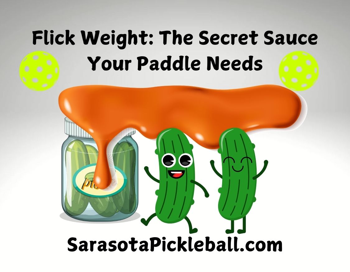 pickle cartoons with title Flick weight the secret sauce