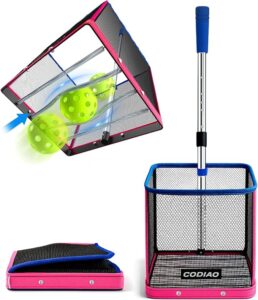 Multi-Ball Retriever & Grabber, Portable for Courts, Easy Storage