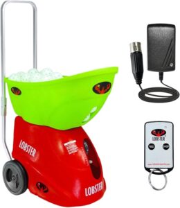 Pickleball Machine – Full-Featured – Adjustable Topspin, Backspin, & Lobs, Random Oscillation, Ball Speed (20-60MPH),