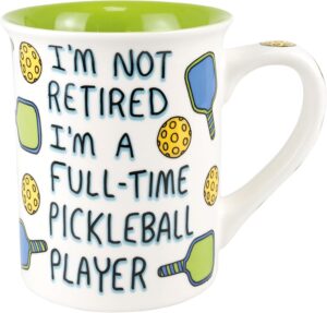 Mug with a funny pickleball saying