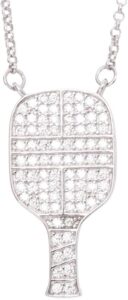 Hit Happy Pickleball Pendant with sterling silver 