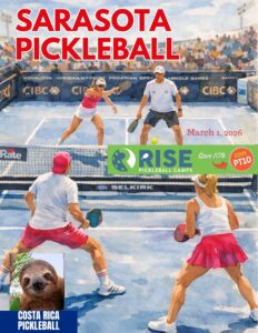 Front cover of Sarasota Pickleball Magaine